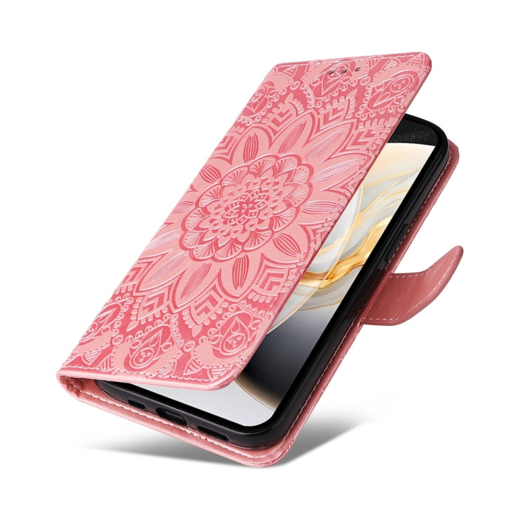 For Tecno Camon 30 4G / 5G Embossed Sunflower Leather Phone Case
