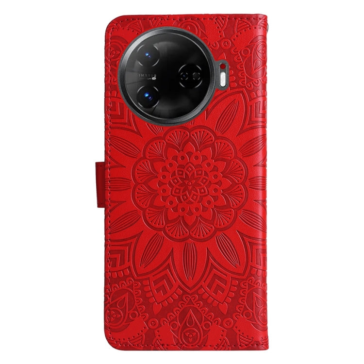For Tecno Camon 30 Pro Embossed Sunflower Leather Phone Case