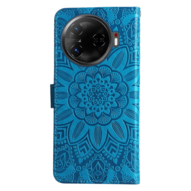 For Tecno Camon 30 Pro Embossed Sunflower Leather Phone Case