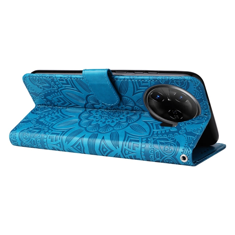 For Tecno Camon 30 Pro Embossed Sunflower Leather Phone Case