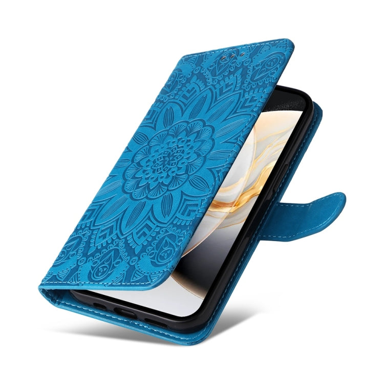 For Tecno Camon 30 Pro Embossed Sunflower Leather Phone Case