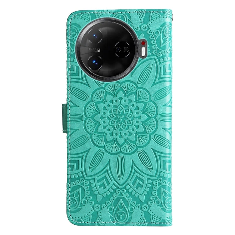 For Tecno Camon 30 Pro Embossed Sunflower Leather Phone Case