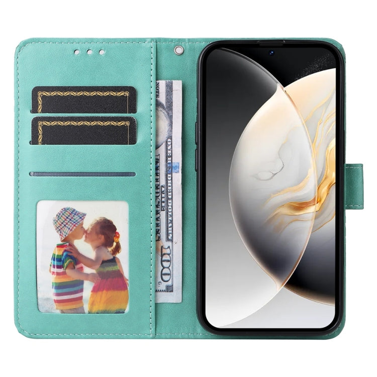 For Tecno Camon 30 Pro Embossed Sunflower Leather Phone Case