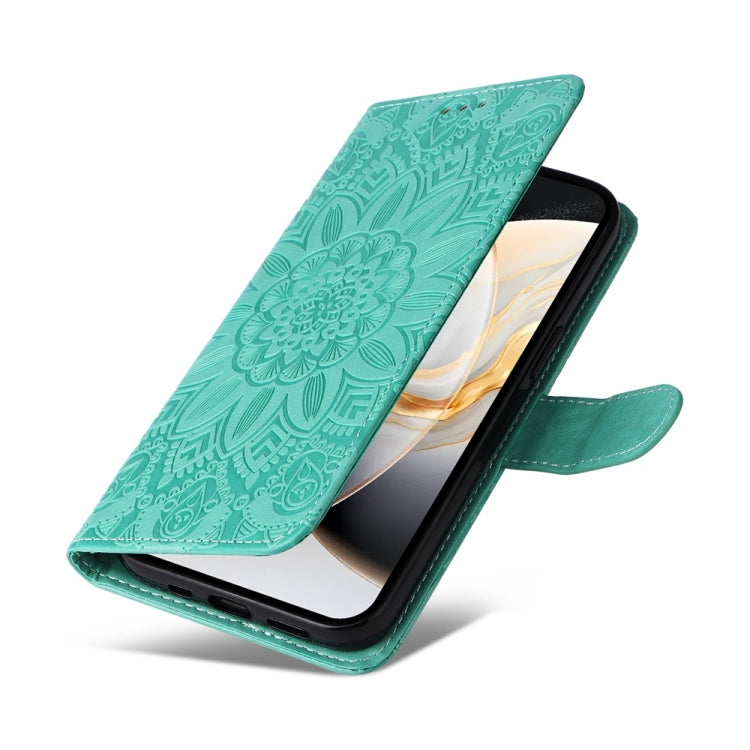 For Tecno Camon 30 Pro Embossed Sunflower Leather Phone Case