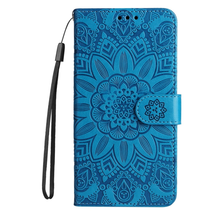 For Tecno Spark 30C Embossed Sunflower Leather Phone Case