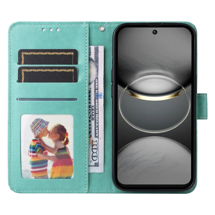For Tecno Spark 30C Embossed Sunflower Leather Phone Case