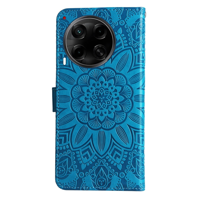 For Tecno Camon 30S / Camon 30S Pro Embossed Sunflower Leather Phone Case