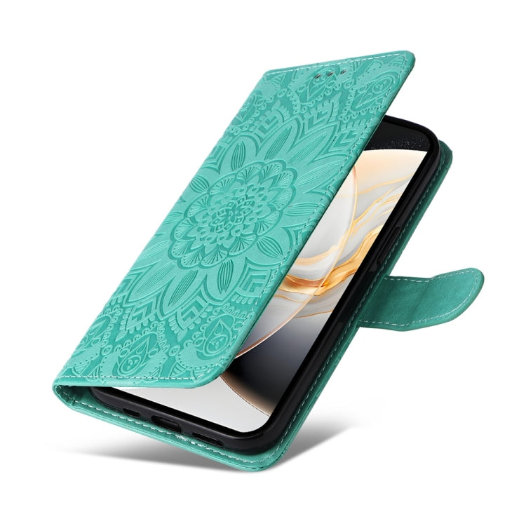 For Tecno Camon 30S / Camon 30S Pro Embossed Sunflower Leather Phone Case