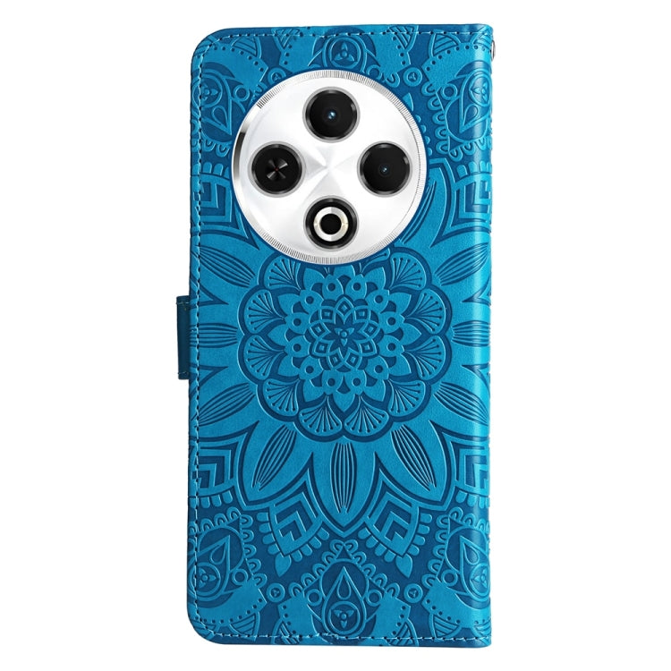 For Tecno Spark 30 4G Embossed Sunflower Leather Phone Case