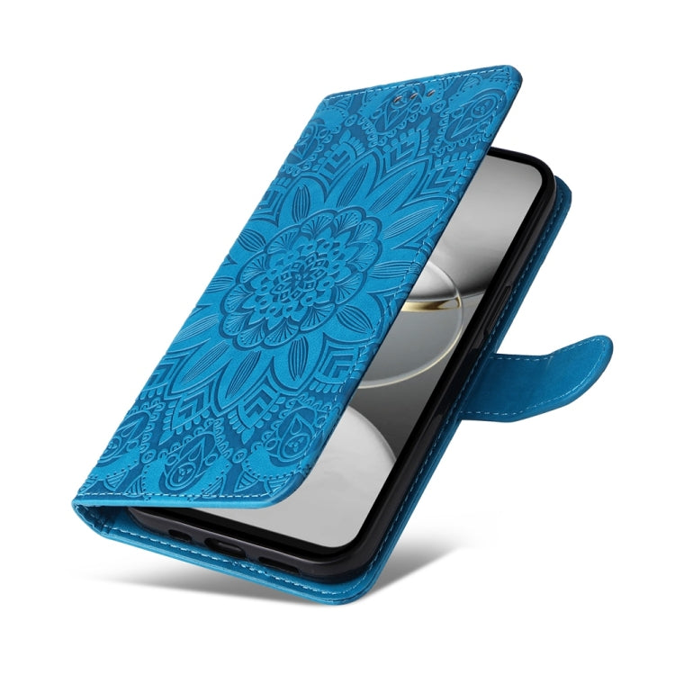 For Tecno Spark 30 4G Embossed Sunflower Leather Phone Case