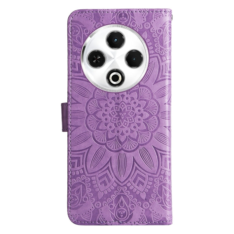 For Tecno Spark 30 4G Embossed Sunflower Leather Phone Case