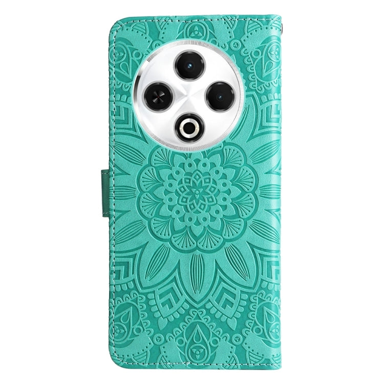 For Tecno Spark 30 4G Embossed Sunflower Leather Phone Case
