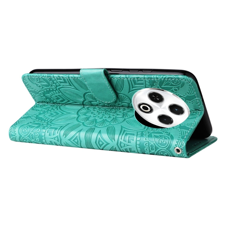 For Tecno Spark 30 4G Embossed Sunflower Leather Phone Case
