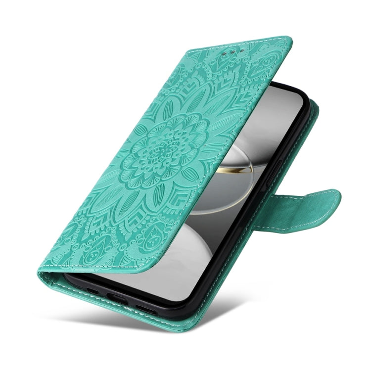 For Tecno Spark 30 4G Embossed Sunflower Leather Phone Case