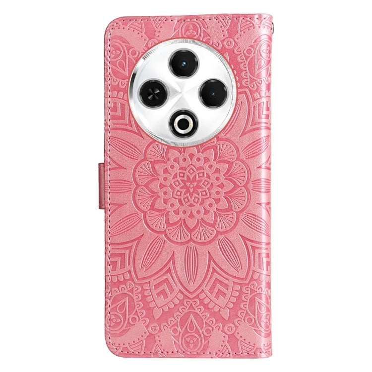 For Tecno Spark 30 4G Embossed Sunflower Leather Phone Case