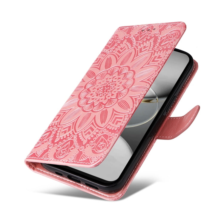 For Tecno Spark 30 4G Embossed Sunflower Leather Phone Case