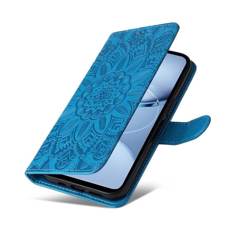 For Tecno Spark 30 5G / Pova 6 Neo 5G Embossed Sunflower Leather Phone Case