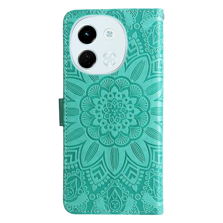 For Tecno Spark 30 5G / Pova 6 Neo 5G Embossed Sunflower Leather Phone Case