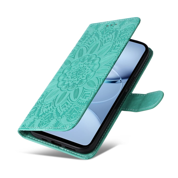 For Tecno Spark 30 5G / Pova 6 Neo 5G Embossed Sunflower Leather Phone Case