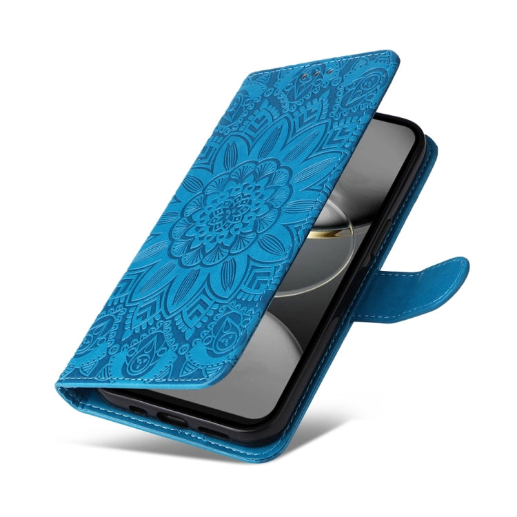 For Tecno Spark 30 Pro 4G Embossed Sunflower Leather Phone Case