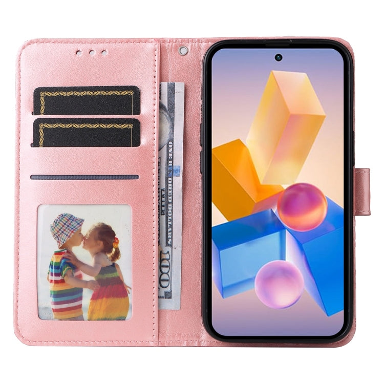 For Infinix Hot 40i Embossed Sunflower Leather Phone Case