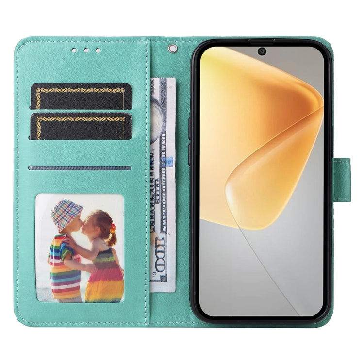 For Infinix Hot 50 4G Embossed Sunflower Leather Phone Case