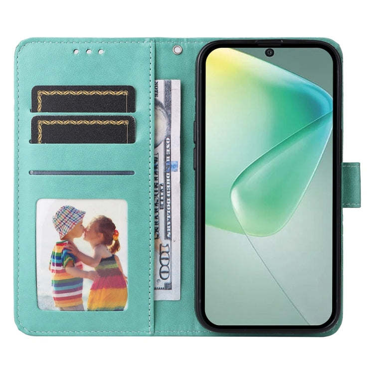 For Infinix Hot 50 5G Embossed Sunflower Leather Phone Case