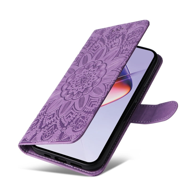 For Infinix Note 40 4G Embossed Sunflower Leather Phone Case
