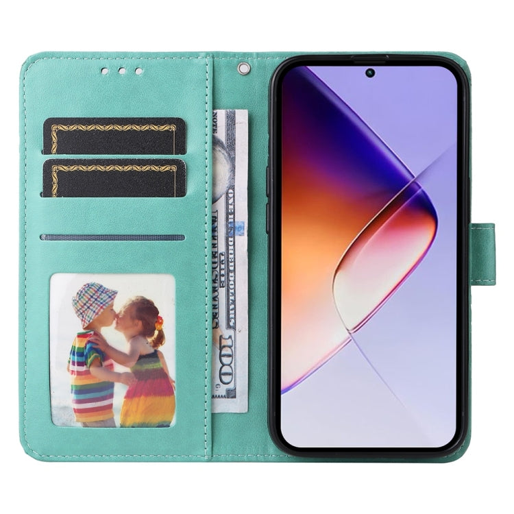 For Infinix Note 40 5G Embossed Sunflower Leather Phone Case