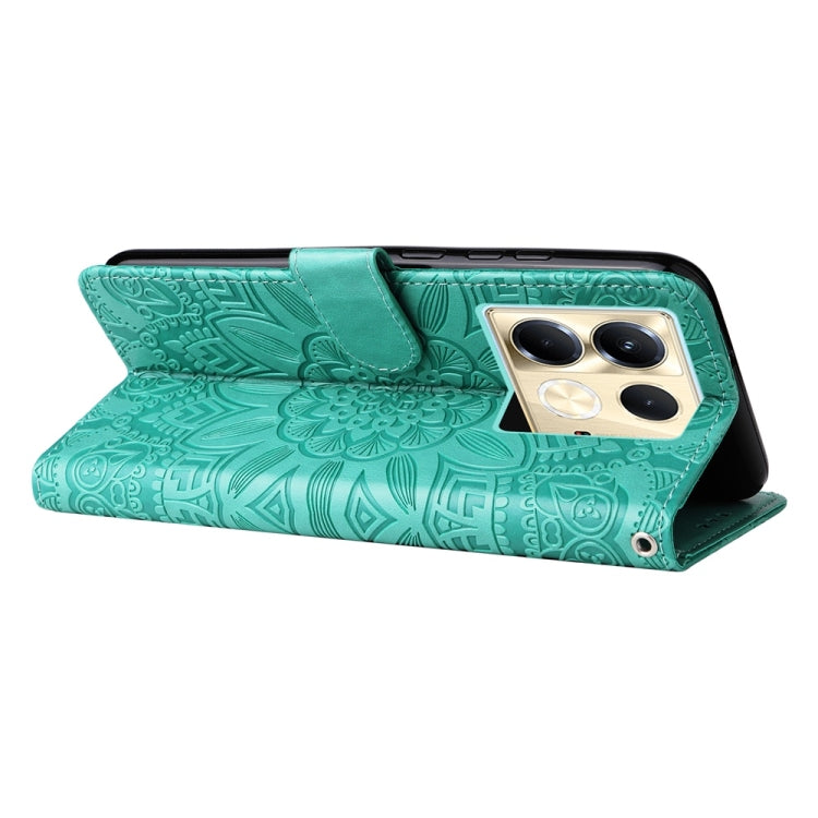 For Infinix Note 40 5G Embossed Sunflower Leather Phone Case
