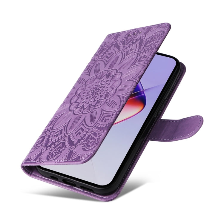 For Infinix Note 40 Pro 4G / 5G / Note 40 Pro+ Embossed Sunflower Leather Phone Case