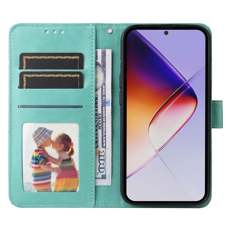 For Infinix Note 40 Pro 4G / 5G / Note 40 Pro+ Embossed Sunflower Leather Phone Case