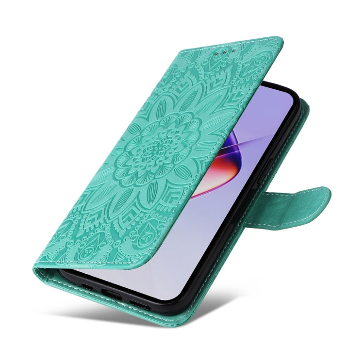 For Infinix Note 40 Pro 4G / 5G / Note 40 Pro+ Embossed Sunflower Leather Phone Case