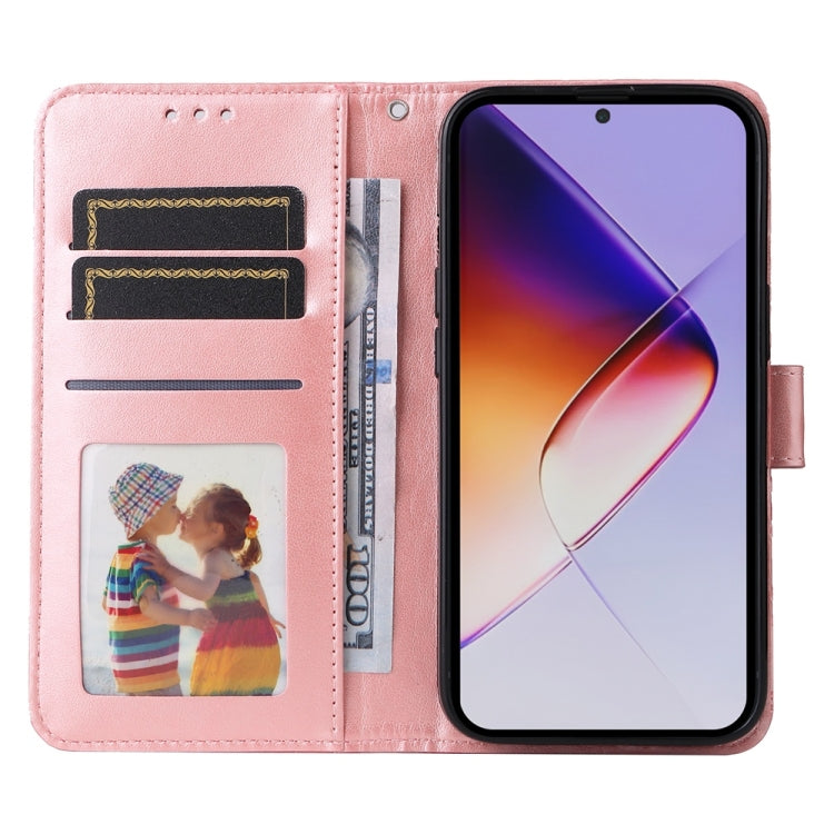 For Infinix Note 40 Pro 4G / 5G / Note 40 Pro+ Embossed Sunflower Leather Phone Case