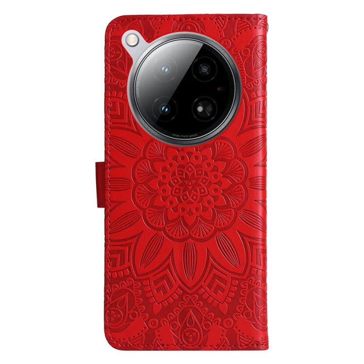 For Infinix Zero 40 4G / 5G Embossed Sunflower Leather Phone Case