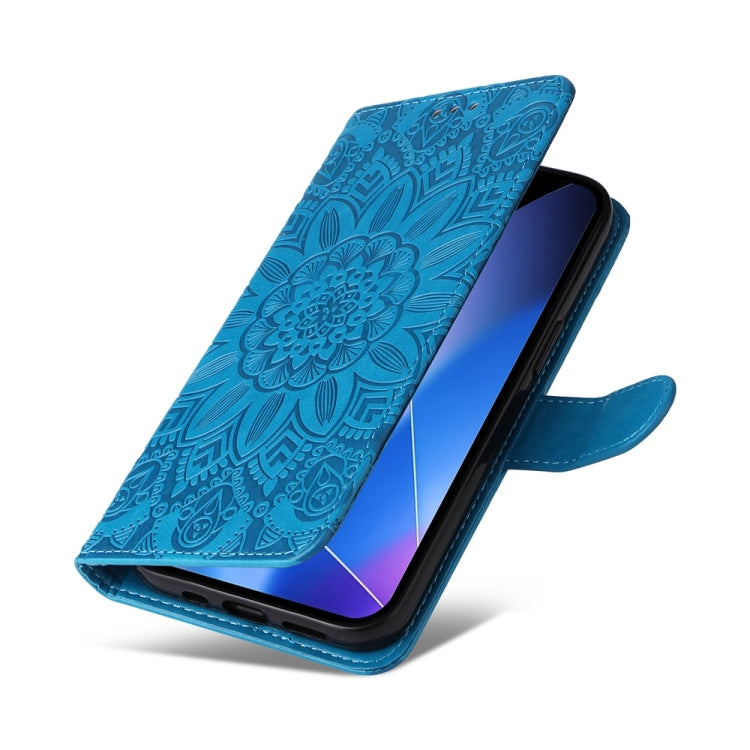 For Infinix Zero 40 4G / 5G Embossed Sunflower Leather Phone Case