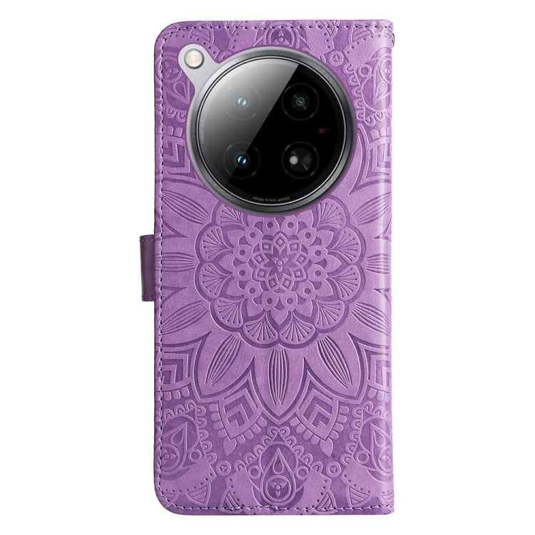 For Infinix Zero 40 4G / 5G Embossed Sunflower Leather Phone Case
