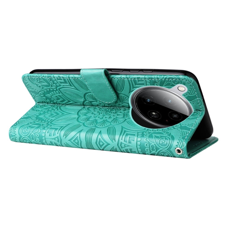 For Infinix Zero 40 4G / 5G Embossed Sunflower Leather Phone Case