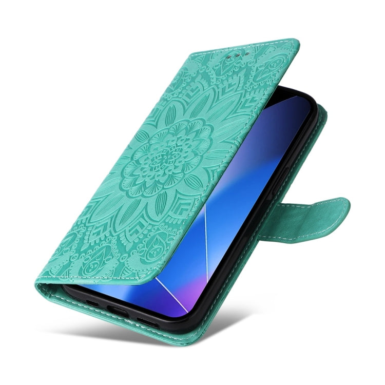 For Infinix Zero 40 4G / 5G Embossed Sunflower Leather Phone Case