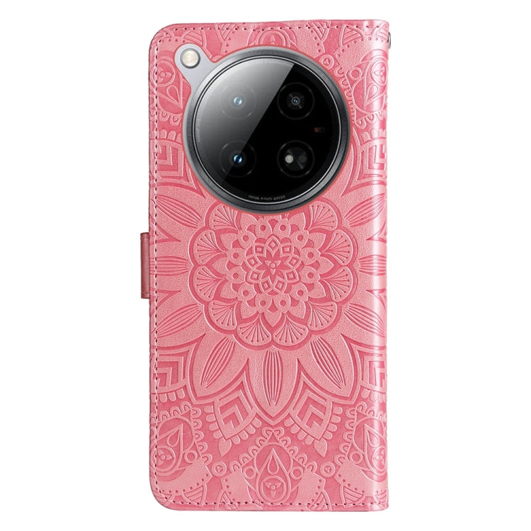 For Infinix Zero 40 4G / 5G Embossed Sunflower Leather Phone Case