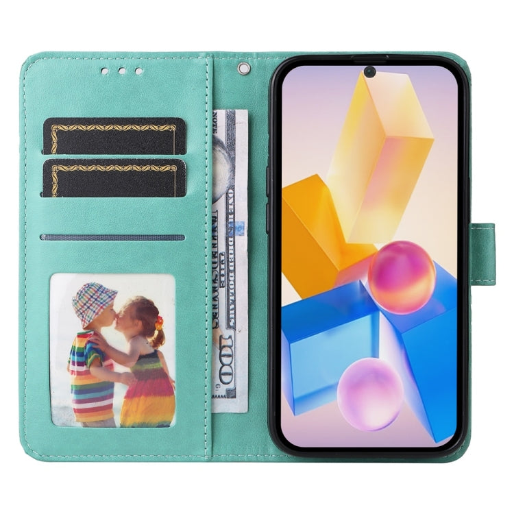 For Infinix Hot 40 / Hot 40 Pro Embossed Sunflower Leather Phone Case