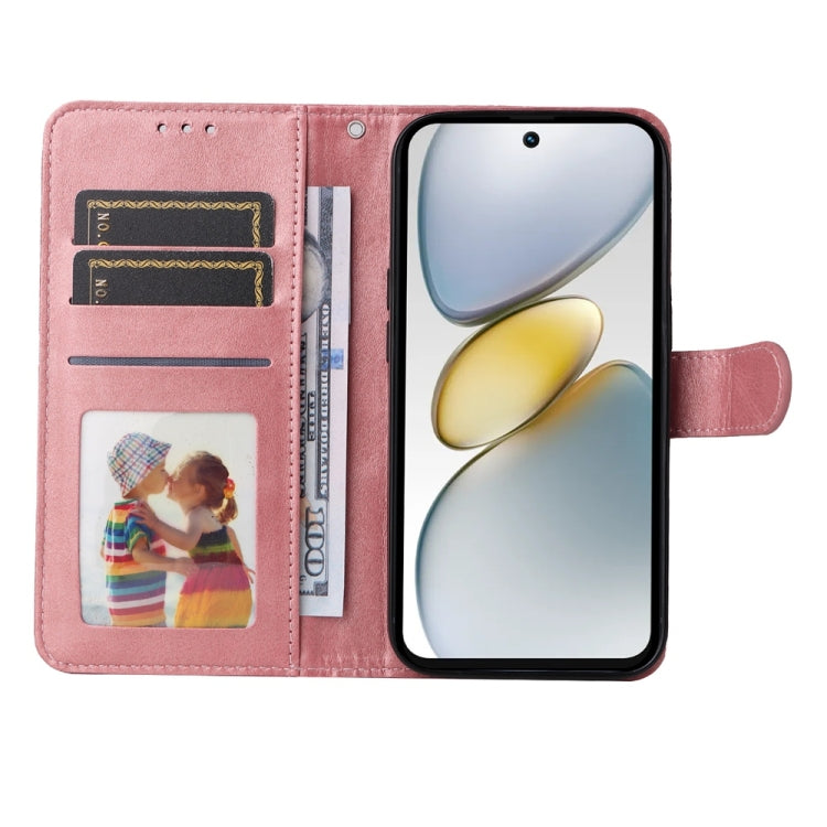 For Tecno Spark Go 1 / Pop 9 / Spark Go 2025 Classic Calf Texture Flip Leather Phone Case