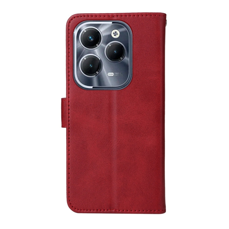 For Infinix Hot 40 / Hot 40 Pro Classic Calf Texture Flip Leather Phone Case