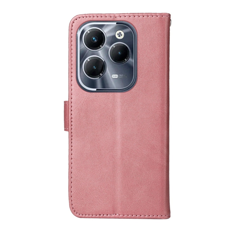 For Infinix Hot 40 / Hot 40 Pro Classic Calf Texture Flip Leather Phone Case