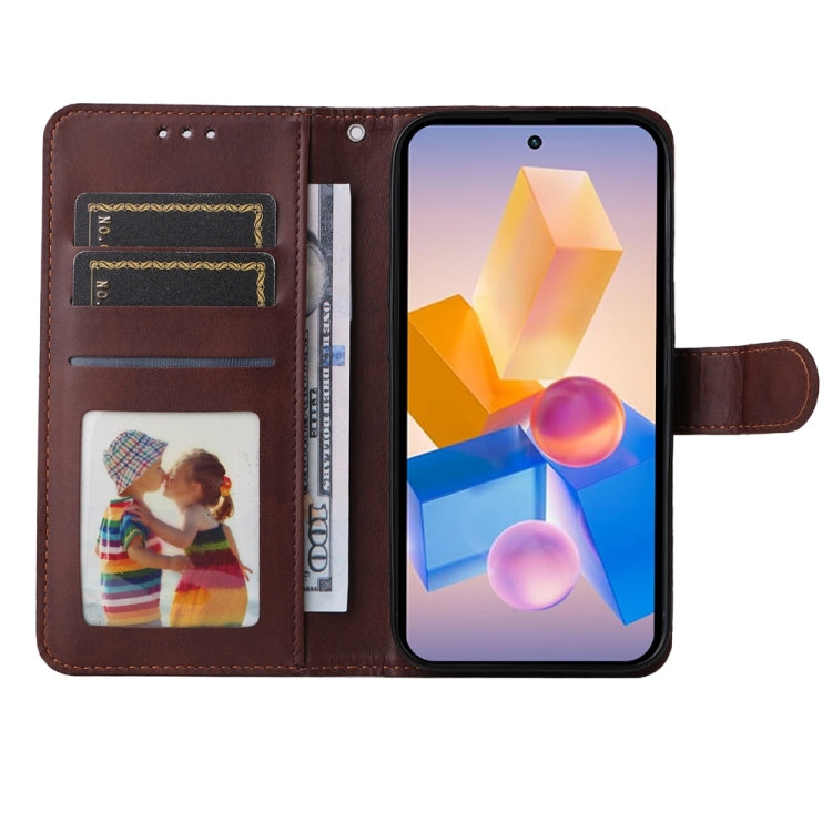 For Infinix Hot 40i Classic Calf Texture Flip Leather Phone Case