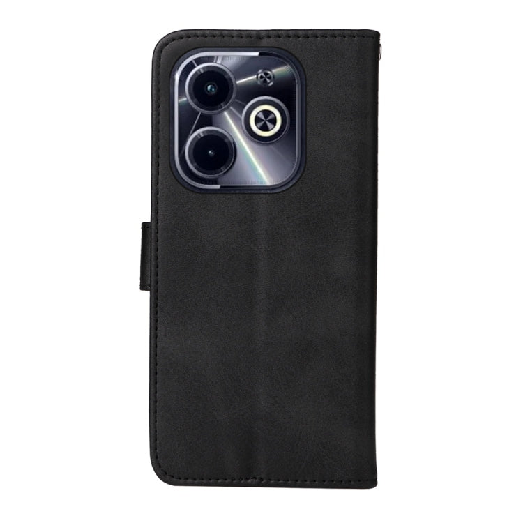 For Infinix Hot 40i Classic Calf Texture Flip Leather Phone Case