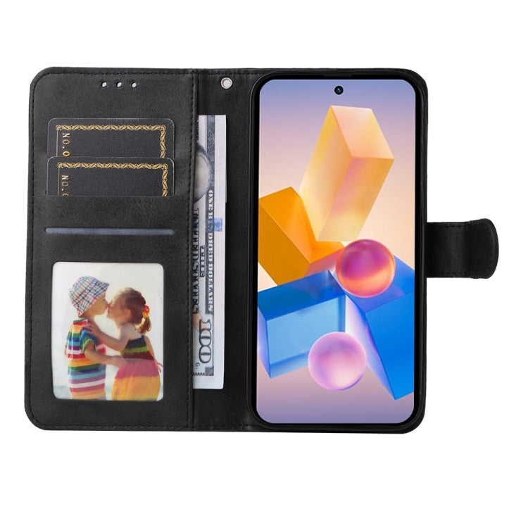 For Infinix Hot 40i Classic Calf Texture Flip Leather Phone Case