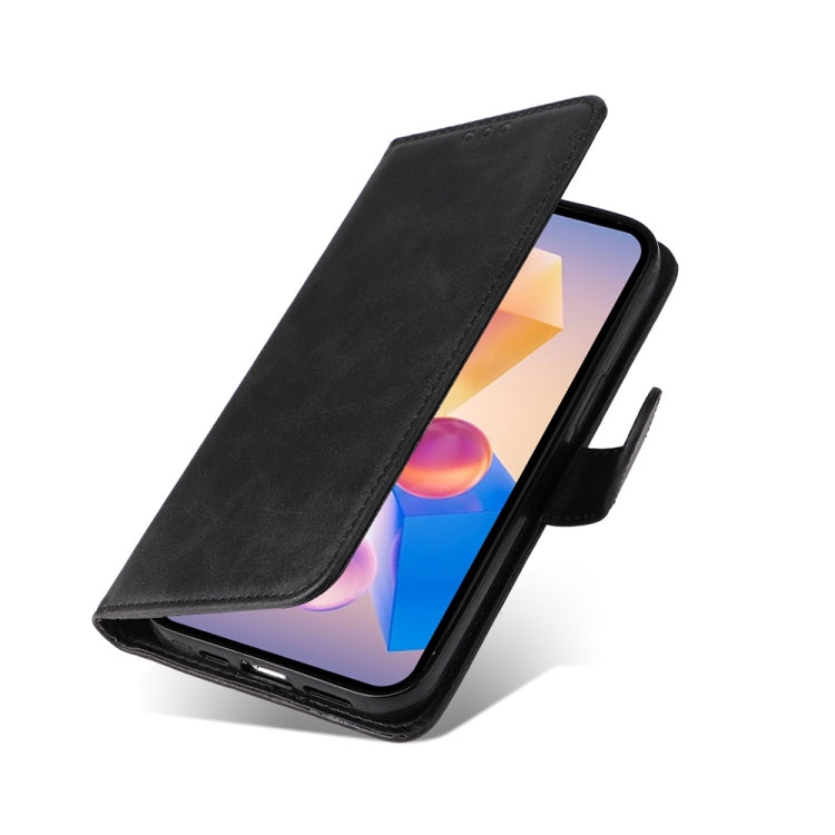 For Infinix Hot 40i Classic Calf Texture Flip Leather Phone Case