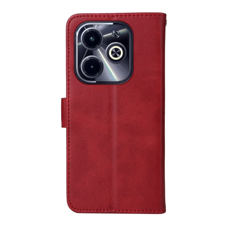 For Infinix Hot 40i Classic Calf Texture Flip Leather Phone Case