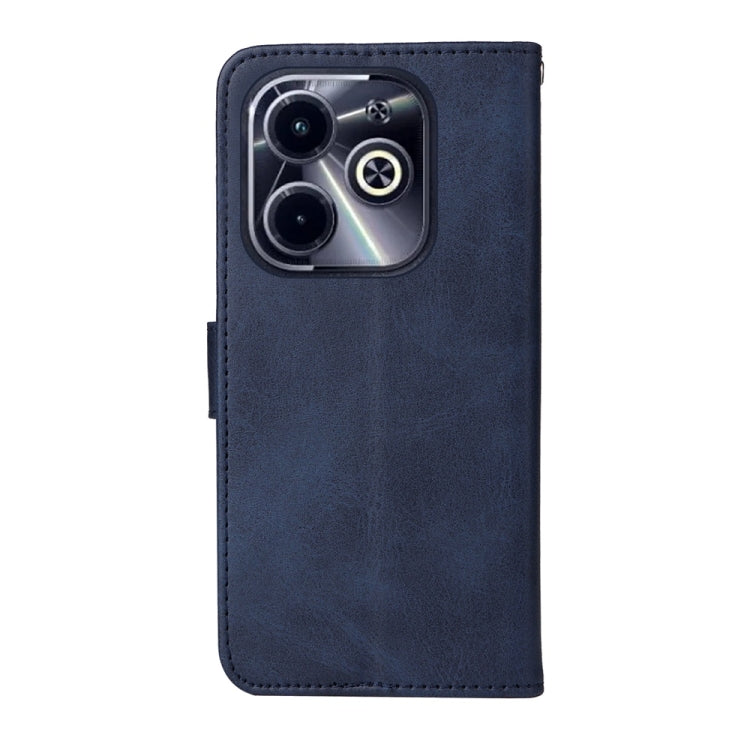 For Infinix Hot 40i Classic Calf Texture Flip Leather Phone Case